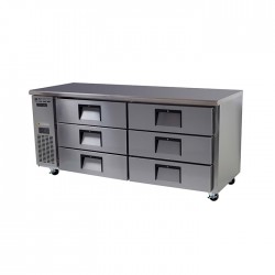 Skope BC180-CS-6RROS-E Under Counter 6 Drawer Self Contained Fridge 469L