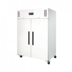 Polar DL897-A White 2 Door Upright Freezer 1200L
