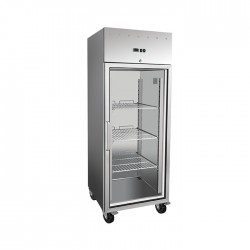 Exquisite GSC650G Single Glass Door S/S Upright Chiller 685L