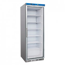 FED Equipment HR400G S/S Display Glass Door Fridge 361L