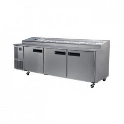 Skope PG800PIZZA Self Contained 3 Door Pizza Fridge 750L