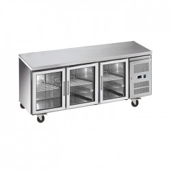 Exquisite USC400G Under Bench Chiller w/ Glass Doors 417L
